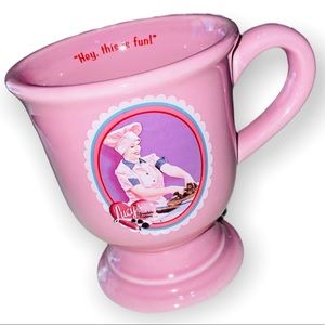 I Love Lucy Pink Chocolate Factory Coffee Mug